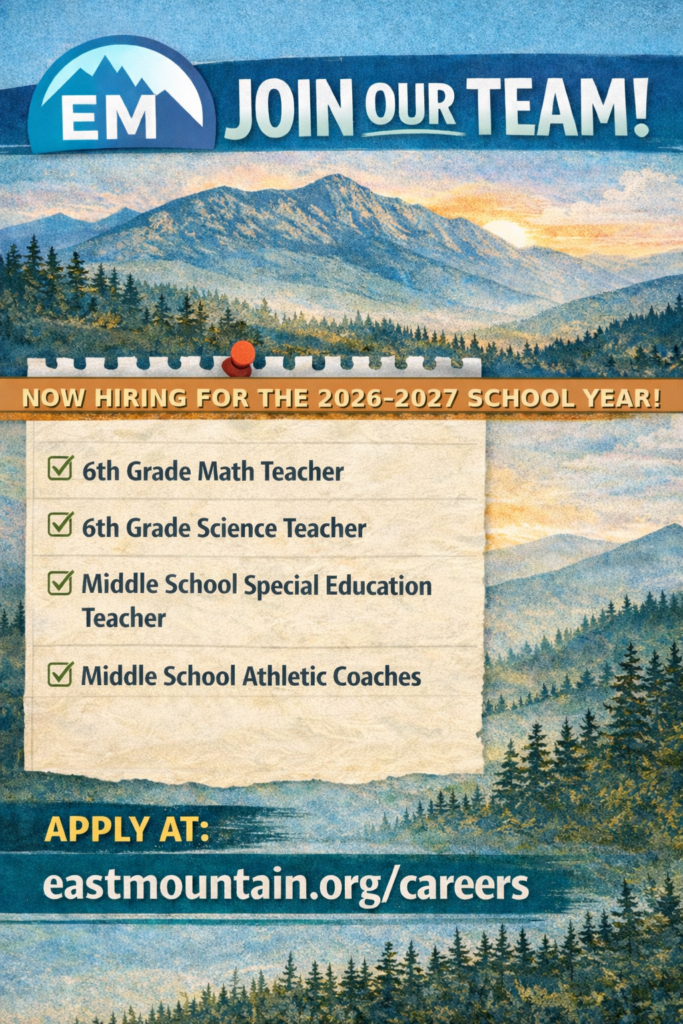 Join Our Team At East Mountain School!